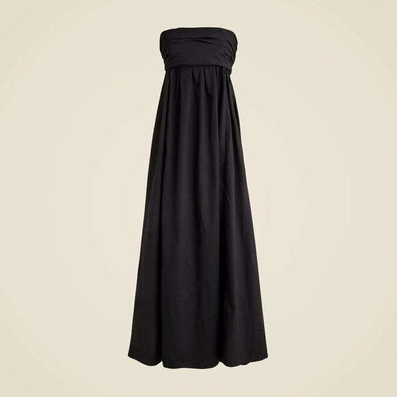 NWT J CREW Strapless bow-back maxi dress in black - Picture 7 of 7